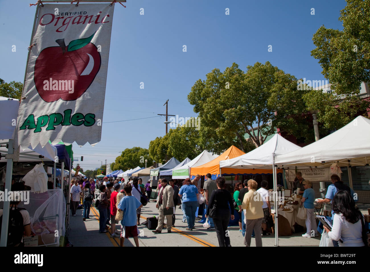 Culver City Bauernmarkt Dienstagnachmittag, Culver City, Los Angeles, Kalifornien, USA Stockfoto