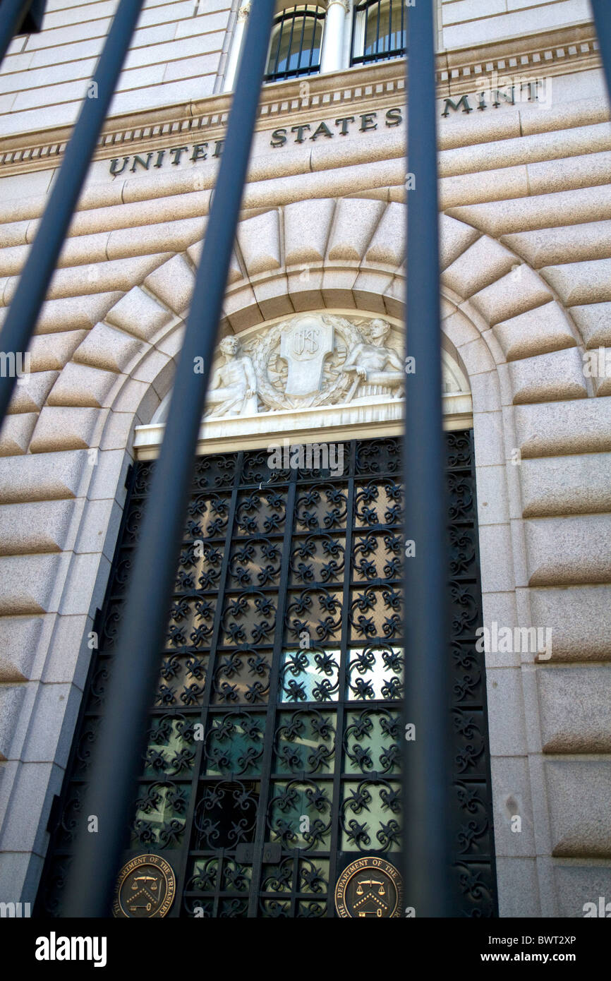 Die United States Mint Gebäude in Denver, Colorado, USA. Stockfoto