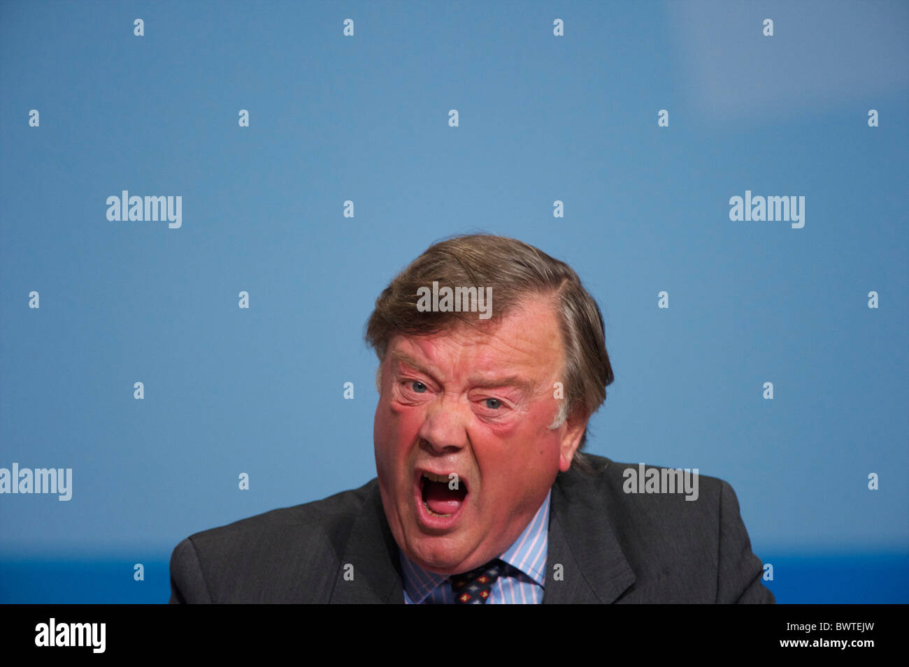 Staatssekretär für Justiz Kenneth Clarke befasst sich die Delegierten auf der dritten und vorletzten, Tag der konservativen Partei Stockfoto