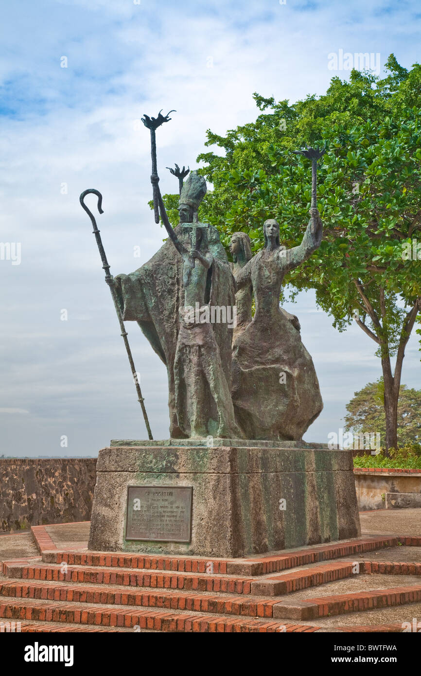Statue von Rogativa "in San Juan; Puerto Rico Stockfotografie Alamy