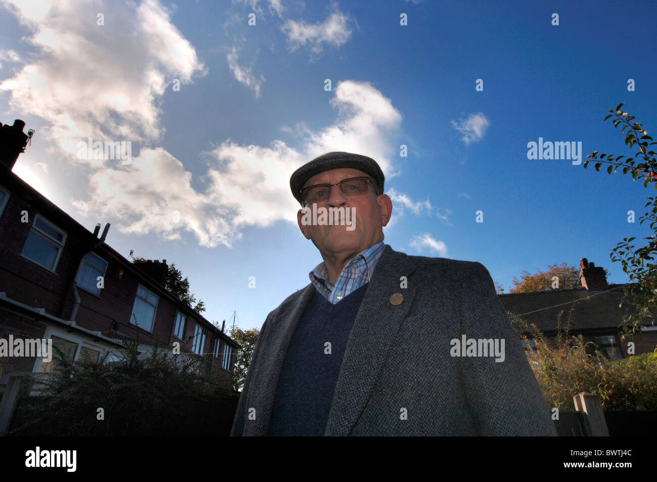 Porträt eines Mannes In seinen Siebzigern Stockfoto