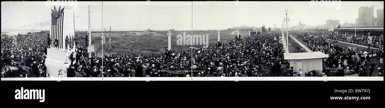 Vereinigte Staaten Regierung Krieg Ausstellung Chicago ersten Weltkrieg WW1 1918 Ausstellung militärischen historischen histor Stockfoto