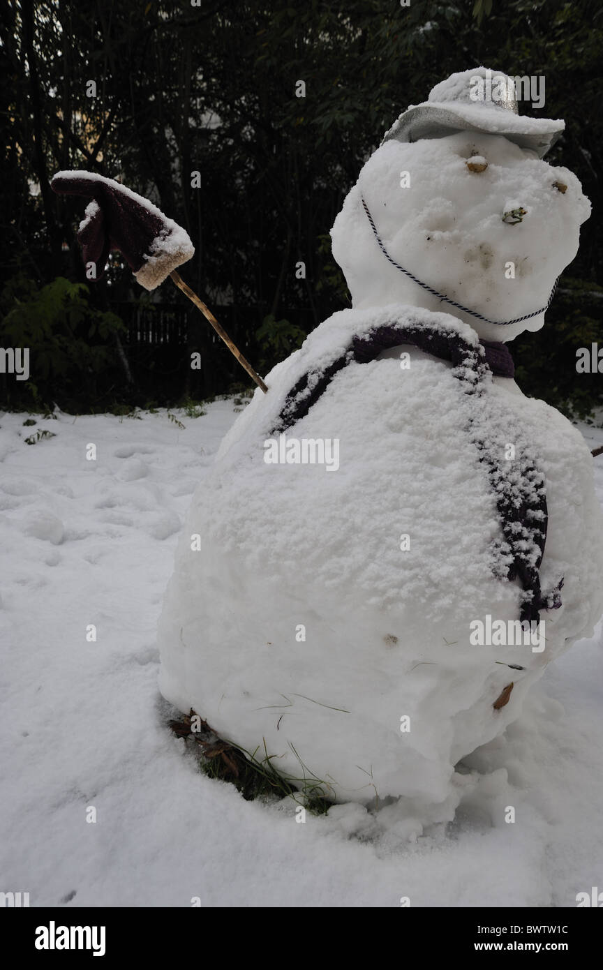Schneemann Stockfoto