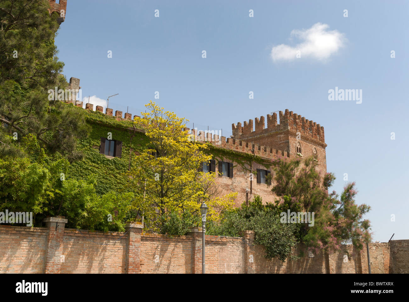 Castello Guglielmi Montalto di Castro Stockfoto