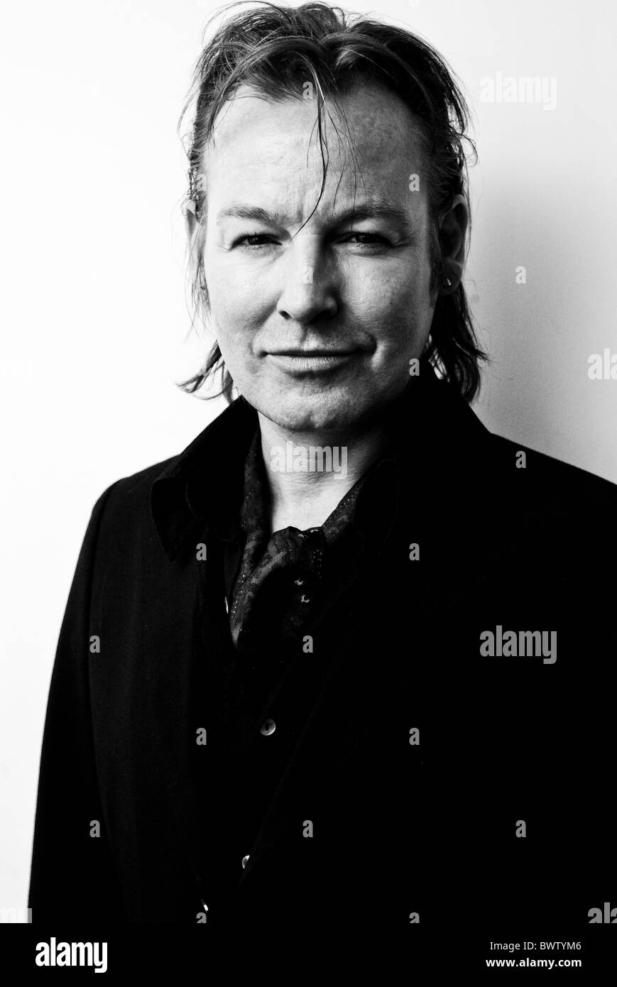 Hinter der Bühne mit ex dann Jericho Frontmann Mark Shaw Stockfoto