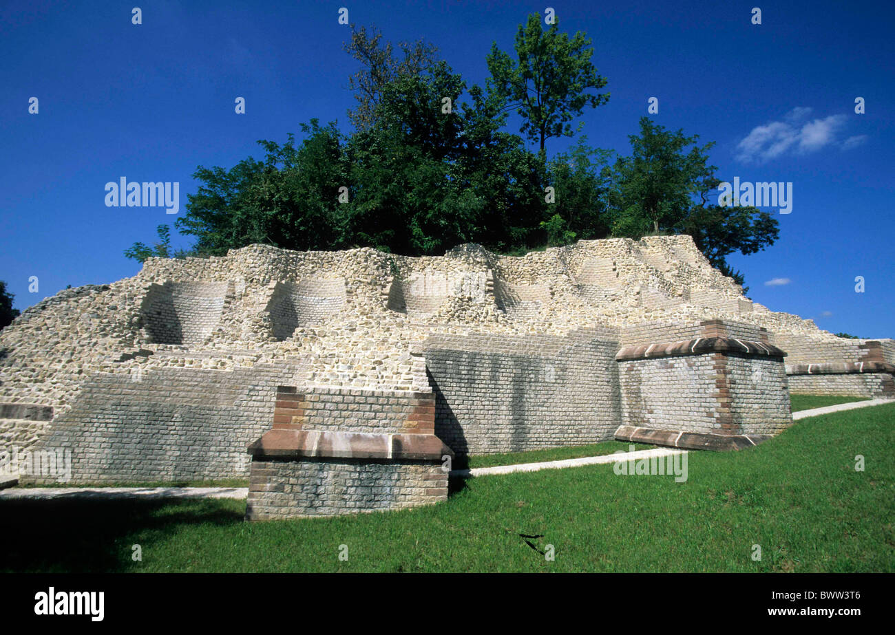 Schweiz Europa Kanton Basel-Landschaft Augst Augusta Raurica Roman archäologische Stätte Theater alte histo Stockfoto