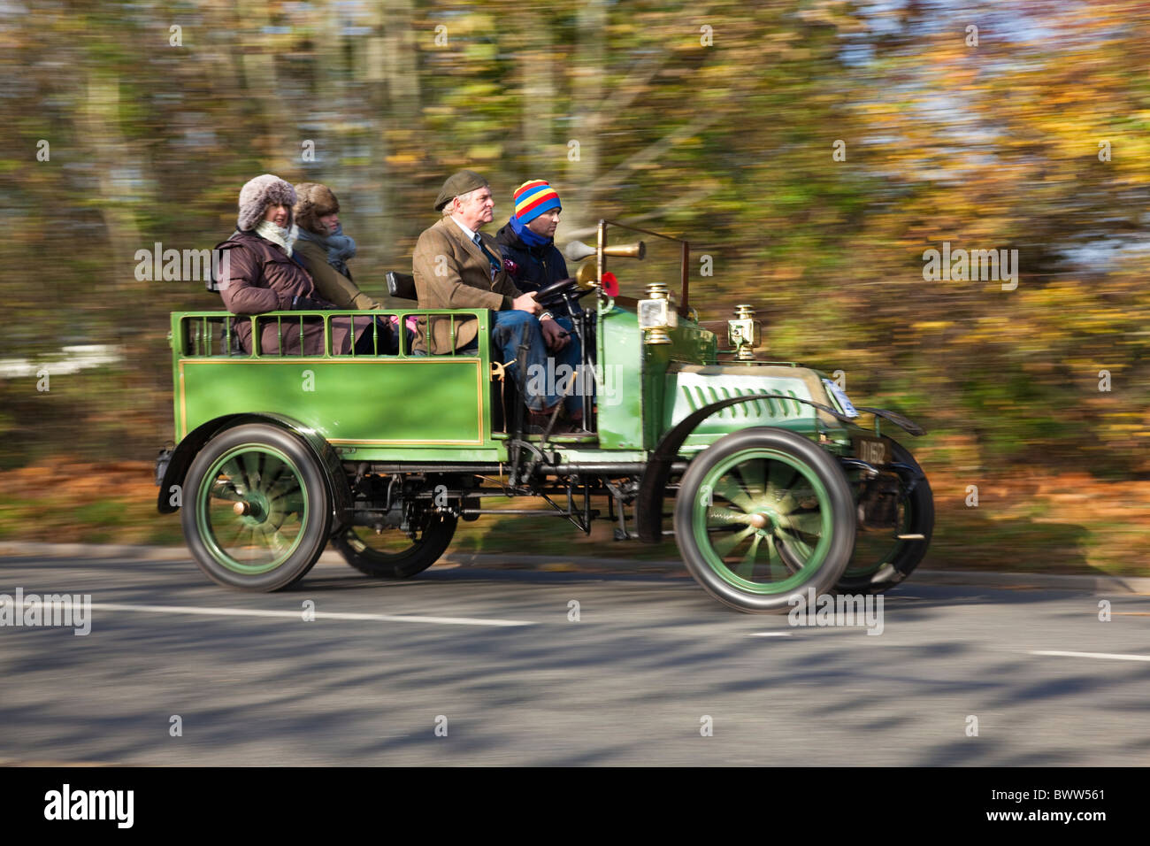 1904 de Dion-Bouton-Wagonette, London nach Brighton Veteran Car Run 2010, UK Stockfoto