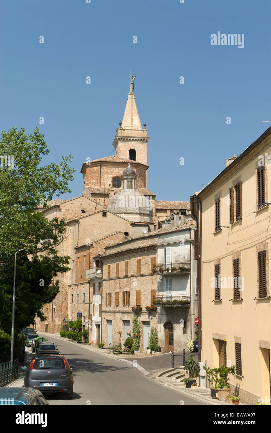 Ripatransone in Le Marche Stockfoto