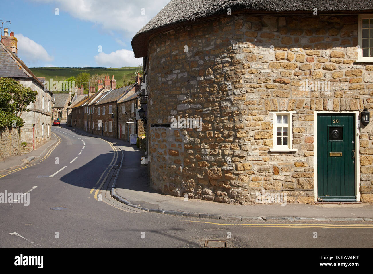 Abbotsbury Dorf, Dorset, England, Vereinigtes Königreich Stockfoto