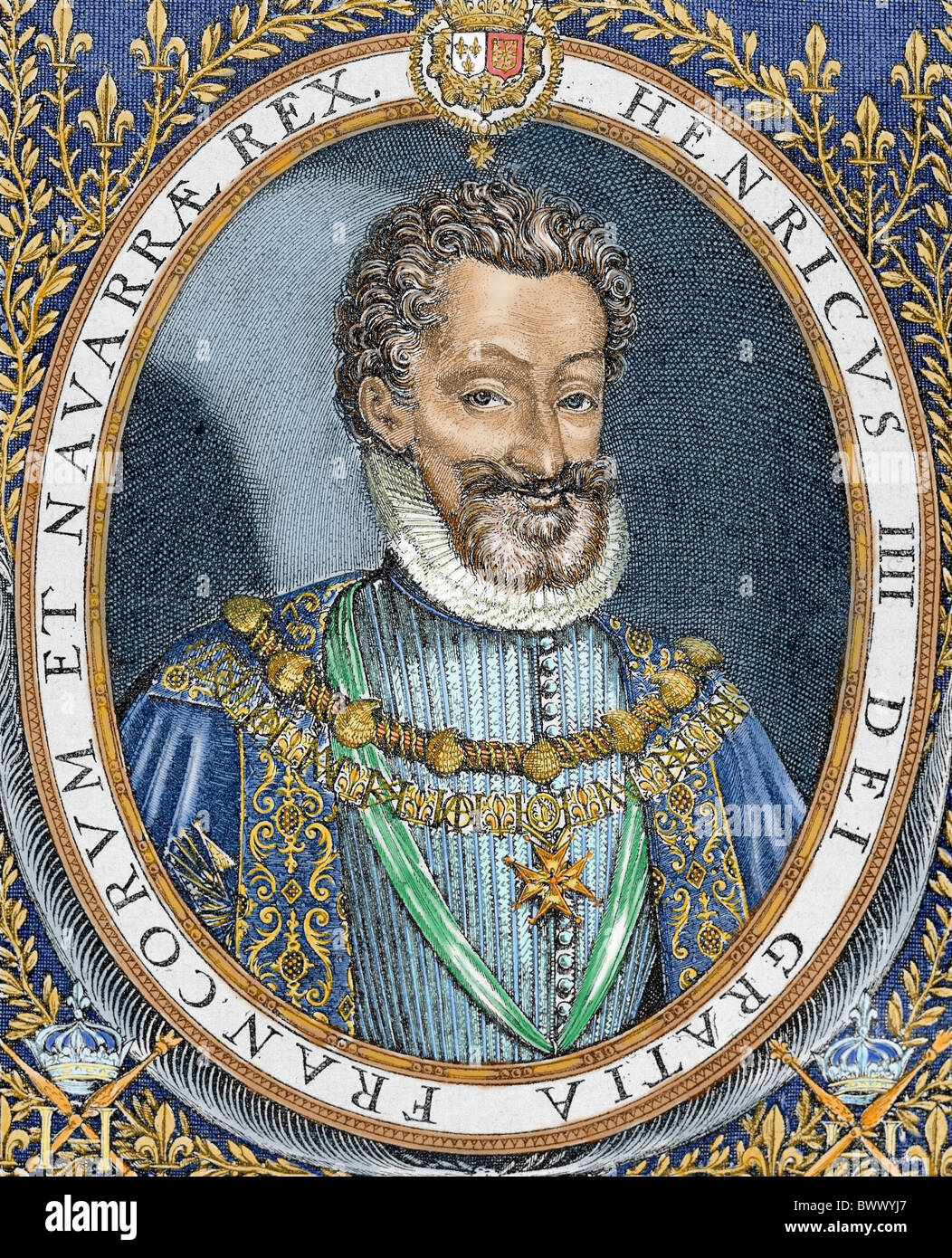 Heinrich IV. von Frankreich "Der große" (1553 – 1610). König von Navarra im Jahre 1562 (Henry III), König von Frankreich 1589-1610. Stockfoto