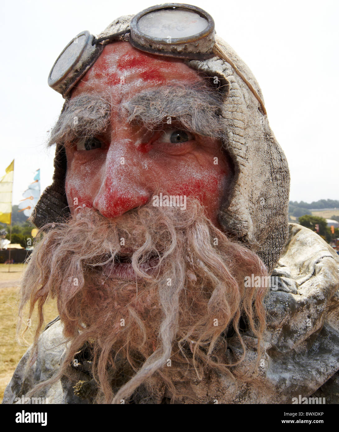 Scott von der Antarktis am Glastonbury Festival Somerset UK Europe Stockfoto