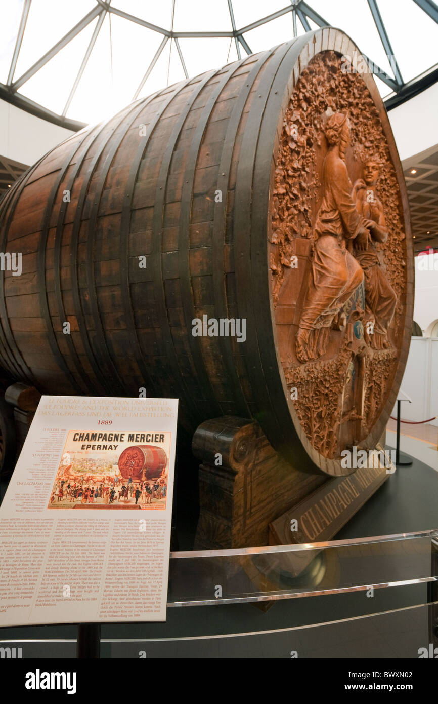 Der Champagner Mercier Lauf enthielt 200.000 Flaschen Champagner