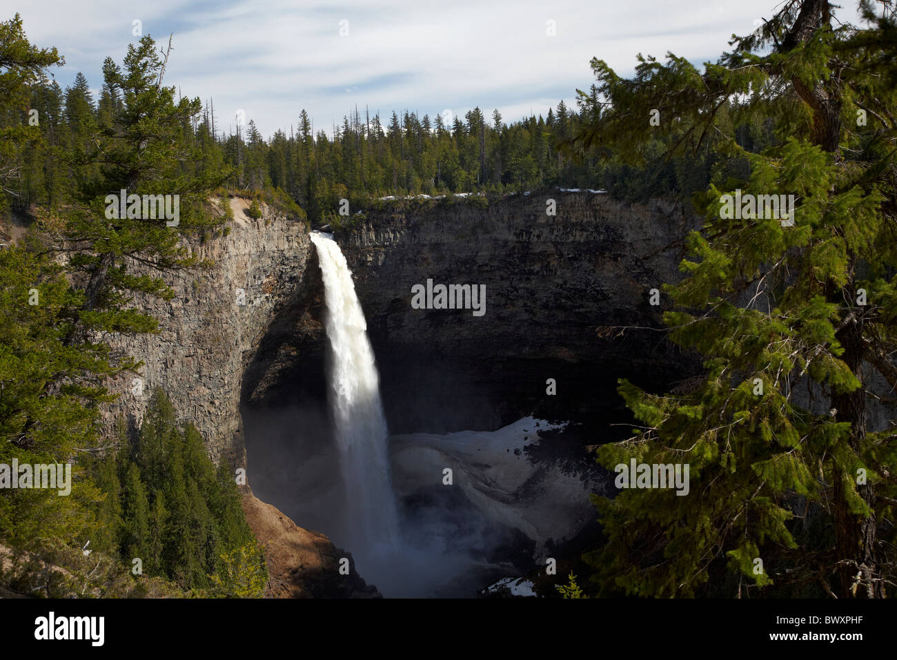 Helmcken Falls, Wells Gray Provincial Park, Britisch-Kolumbien, Kanada Stockfoto