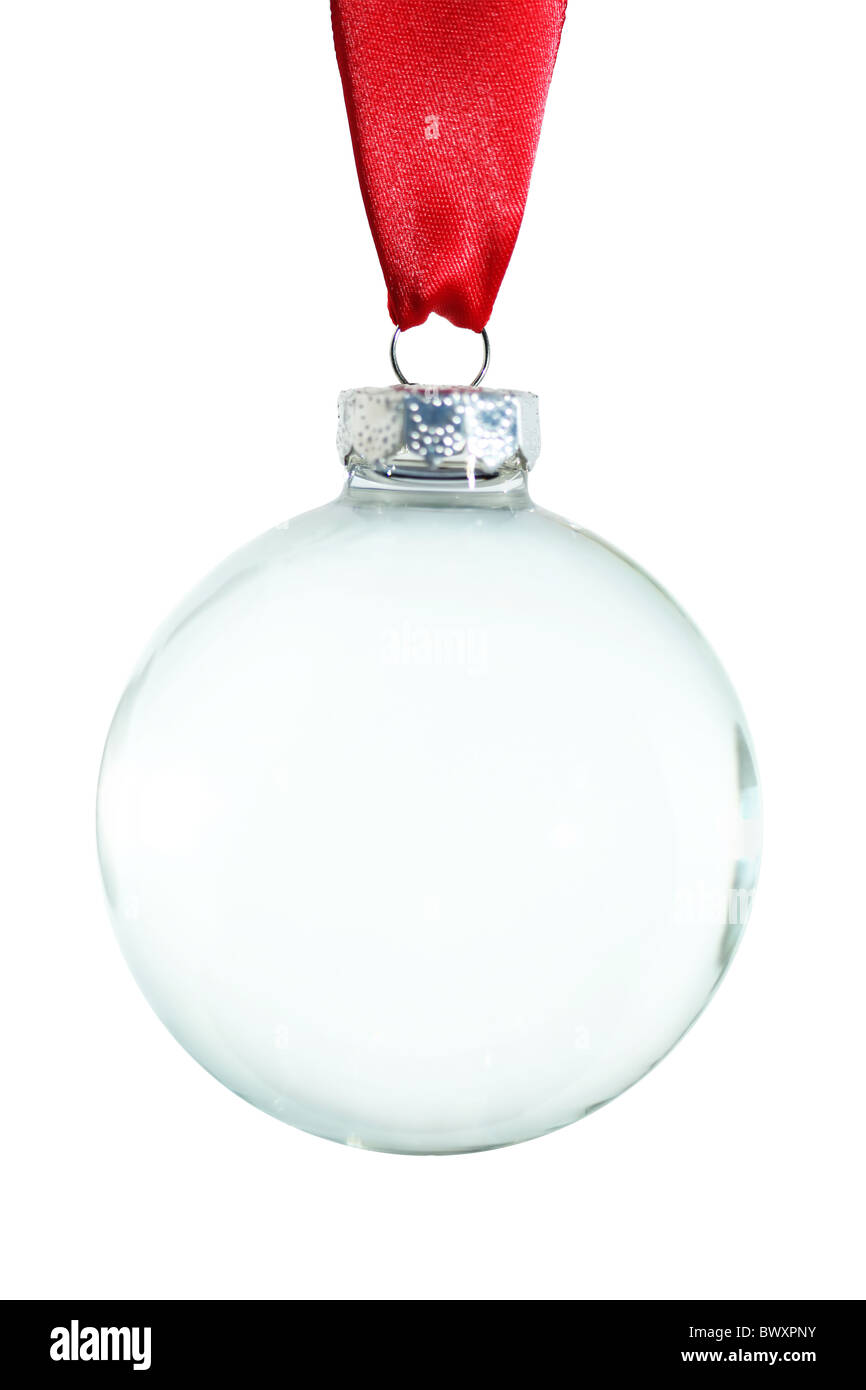 Leere Christbaumschmuck Stockfoto