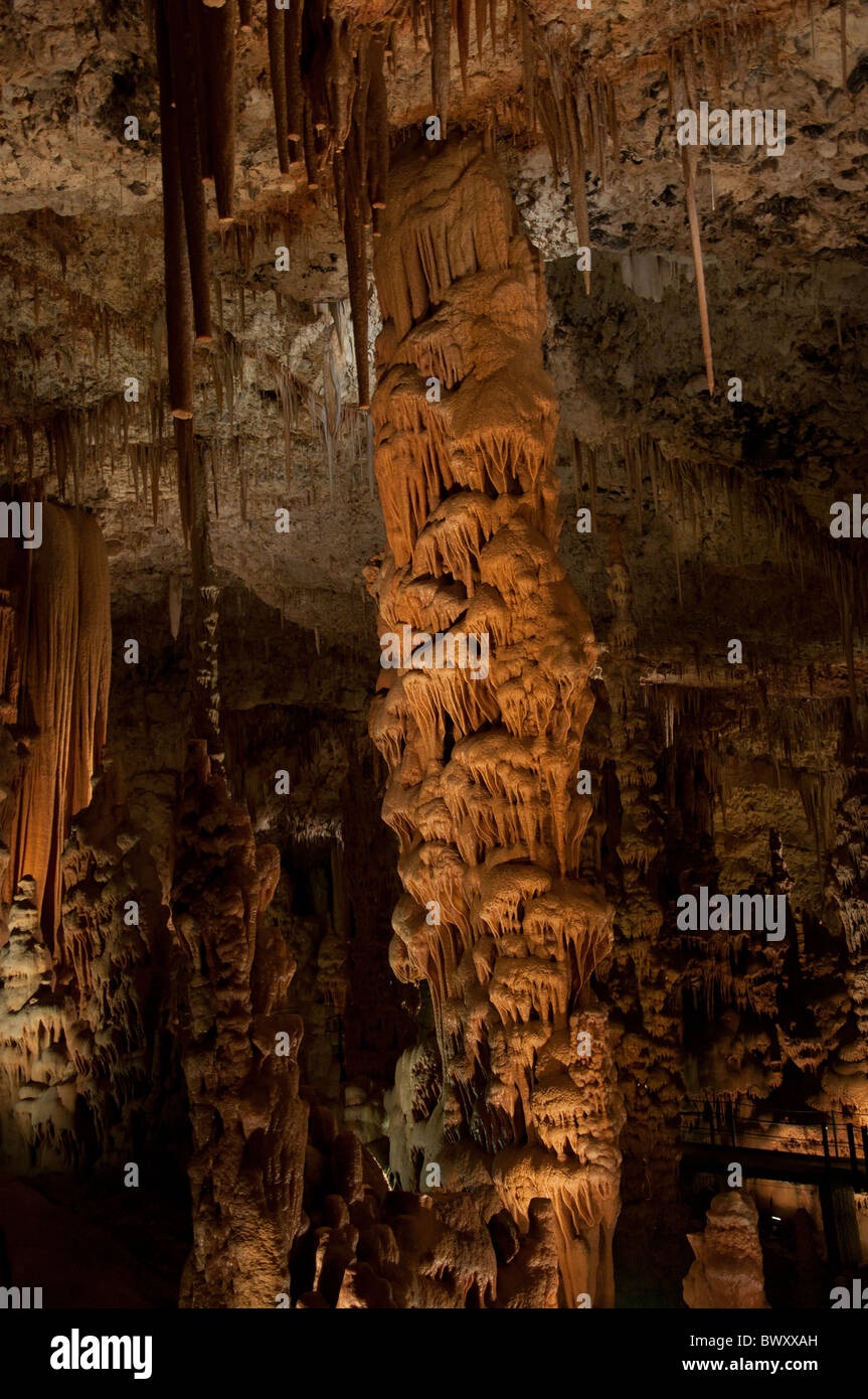 Nahal Soreq Höhle Stockfoto