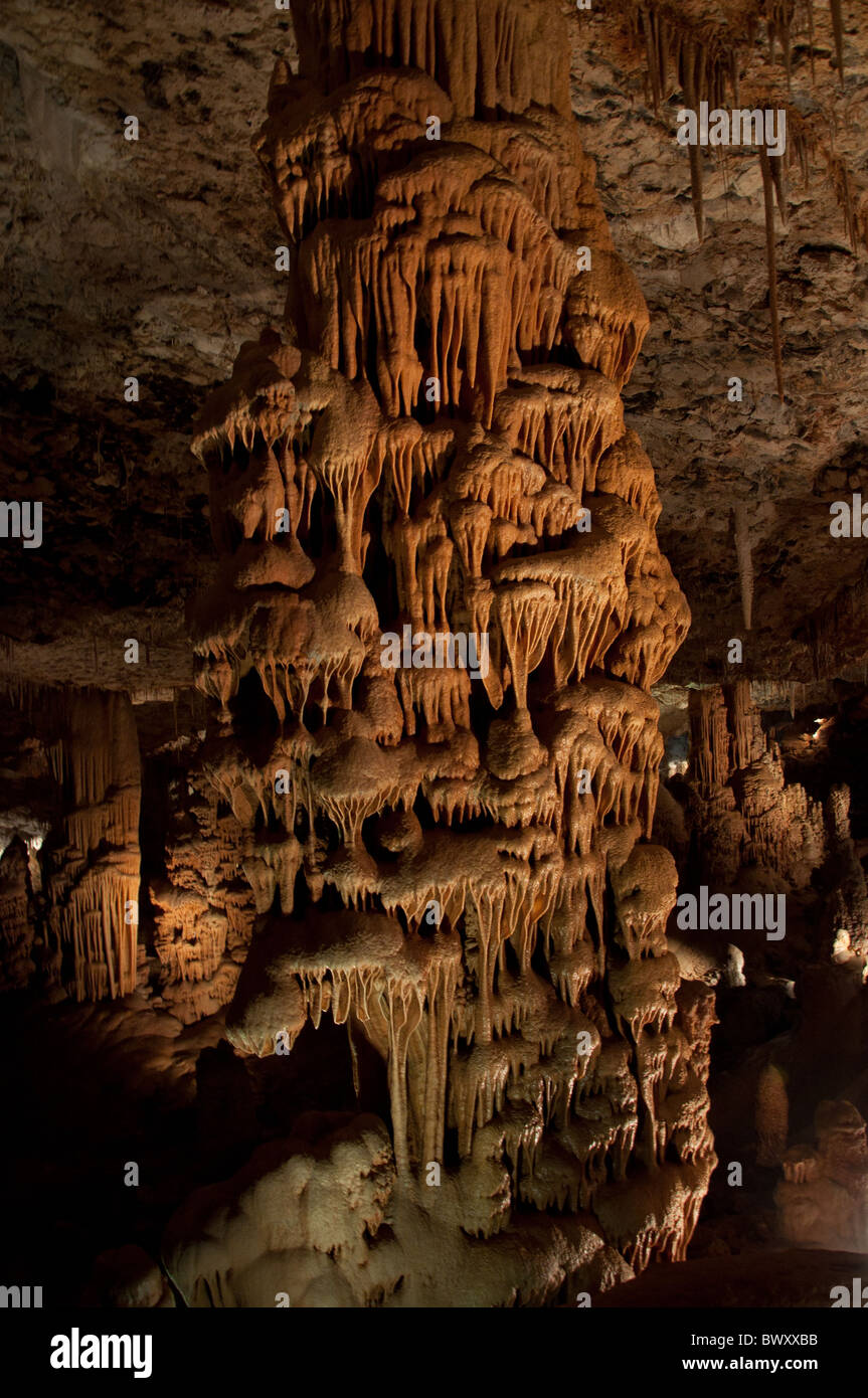 Nahal Soreq Höhle Stockfoto