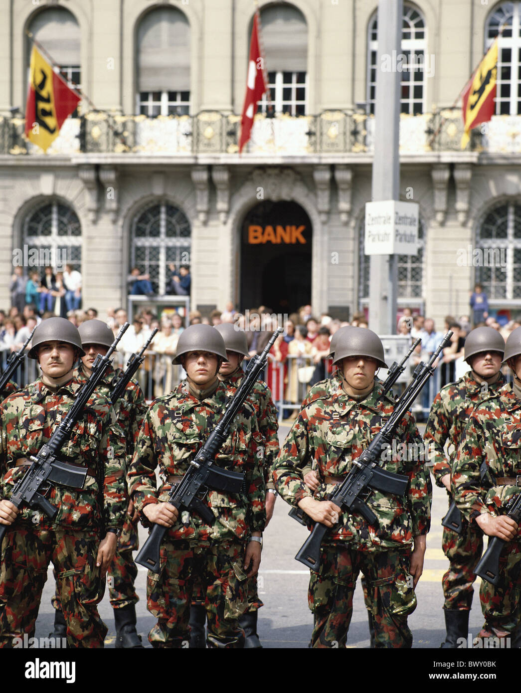 Armee Militär Bern Garde der Ehre militärische Schweiz Europa  Stockfotografie - Alamy