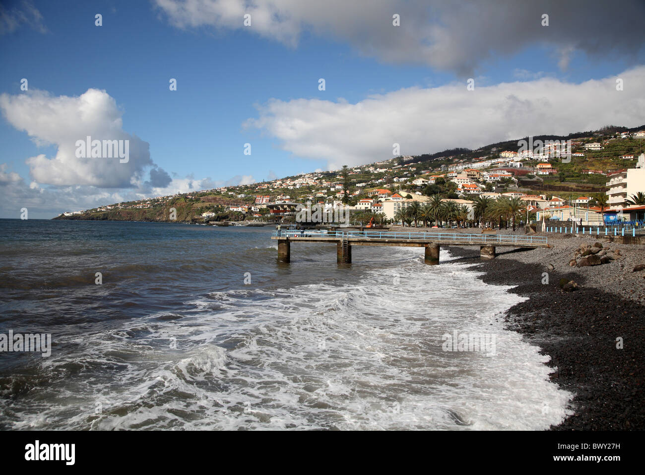 Portugal-Madeira-Santa Cruz Stockfoto