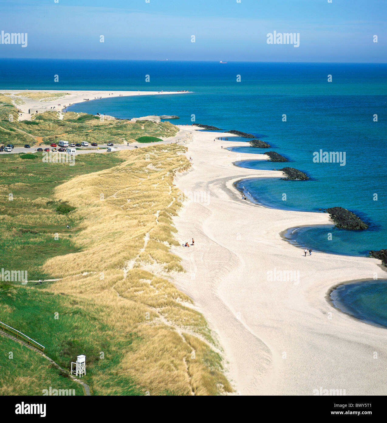 Leuchtturm Skagen Dänemark Europa Küste Erosion Schutz Jütland Strand ...