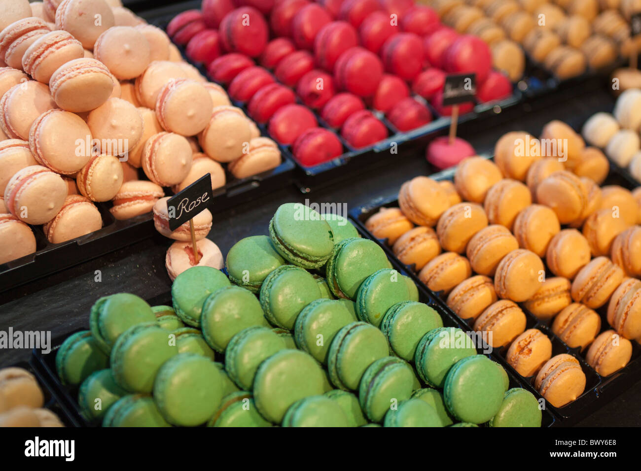 Macarons, Bordeaux, Gironde, Aquitanien, Frankreich Stockfoto