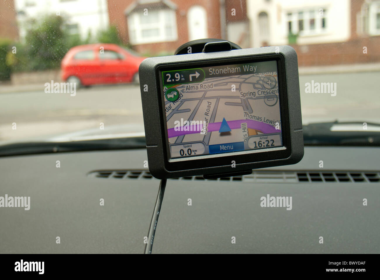 GPS-navigation Stockfoto