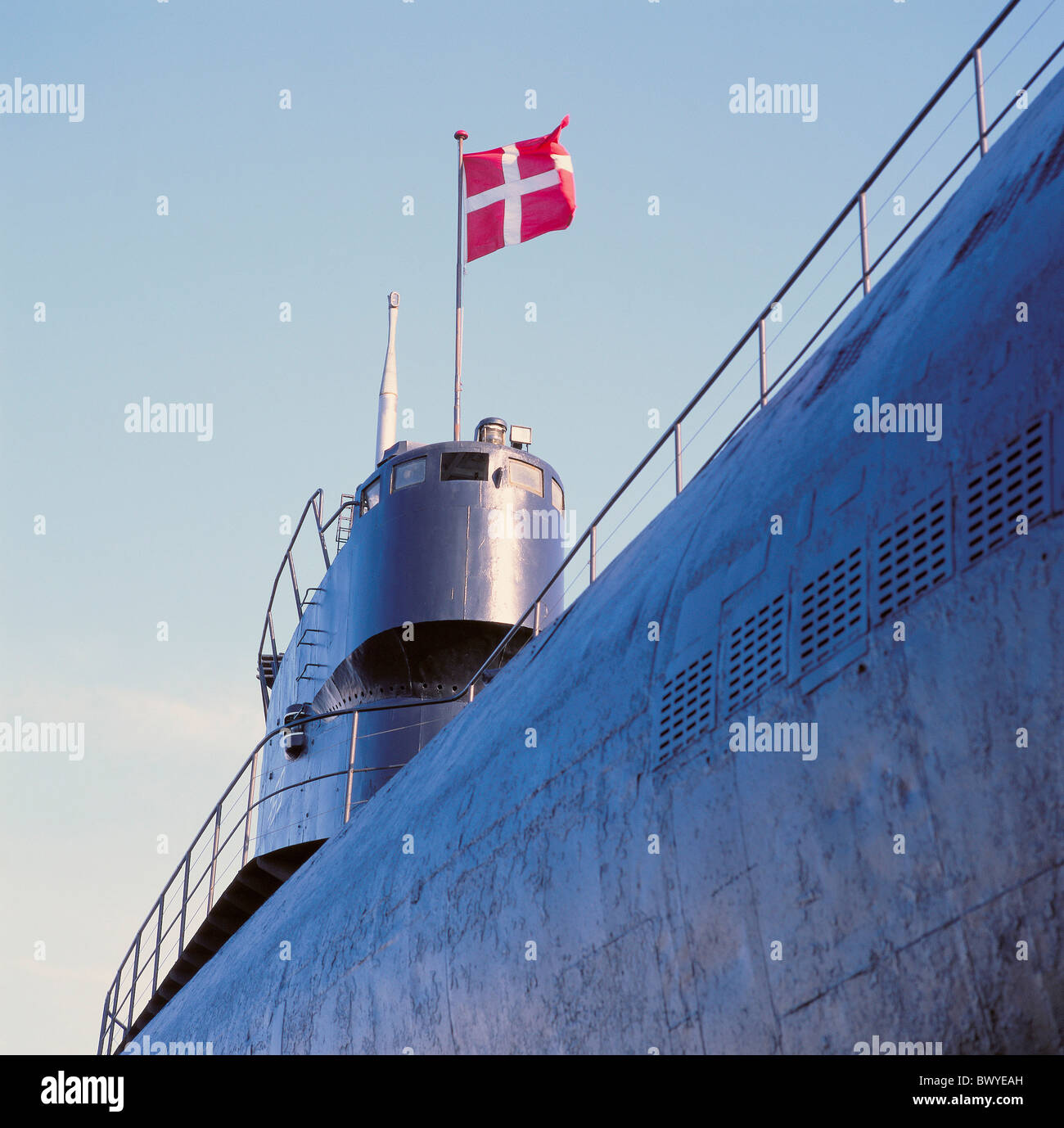 u-Boot sowjetischen Whiskey-Klasse U 389 Dänemark Europa Lolland Nakskov Marinemuseum Museum militärischen Marine Schiff Stockfoto