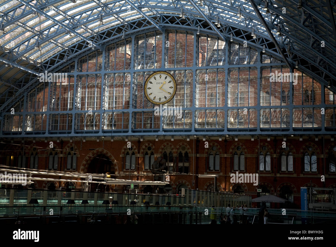 St Pancras International Railway Station London England Stockfoto