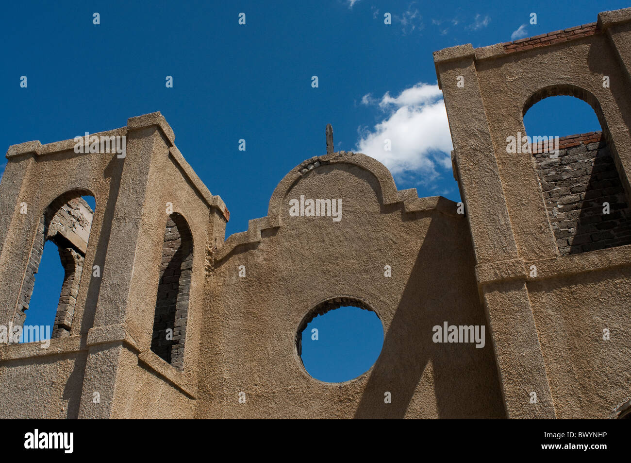 Alten Kirchenruine in Antonito Colorado Stockfoto