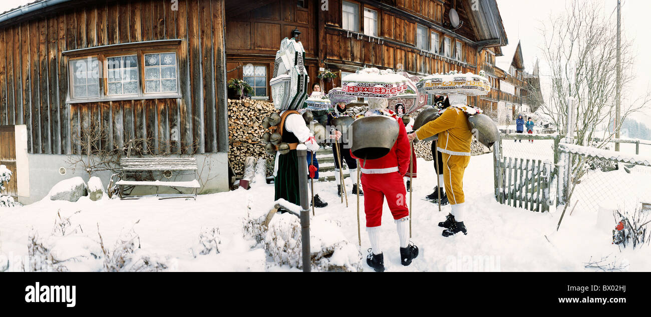 Bauernhaus besuchen Tradition Folklore Kanton Appenzell Schweiz Europa Stein Silvester Einsiedeleien Silv Stockfoto