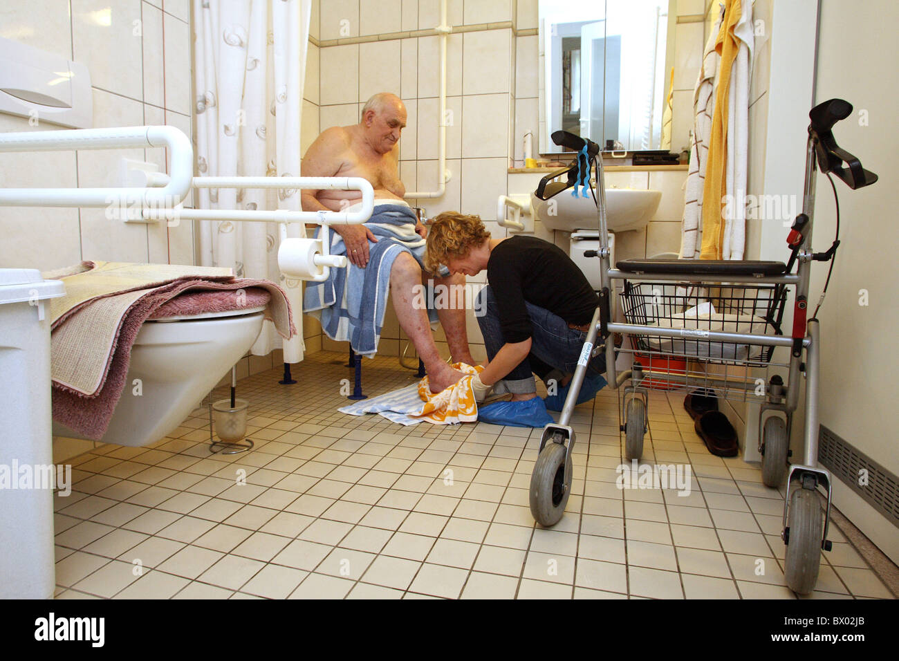 Patientenversorgung in der Nachbarschaft Zentrum Schoeneberg, Berlin, Deutschland Stockfoto