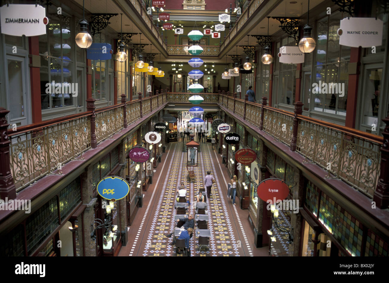 Deutschland Stadt neue South Wales Sydney Strand Einkaufspassage einkaufen Shopping Mall Gebäude shops Stockfoto