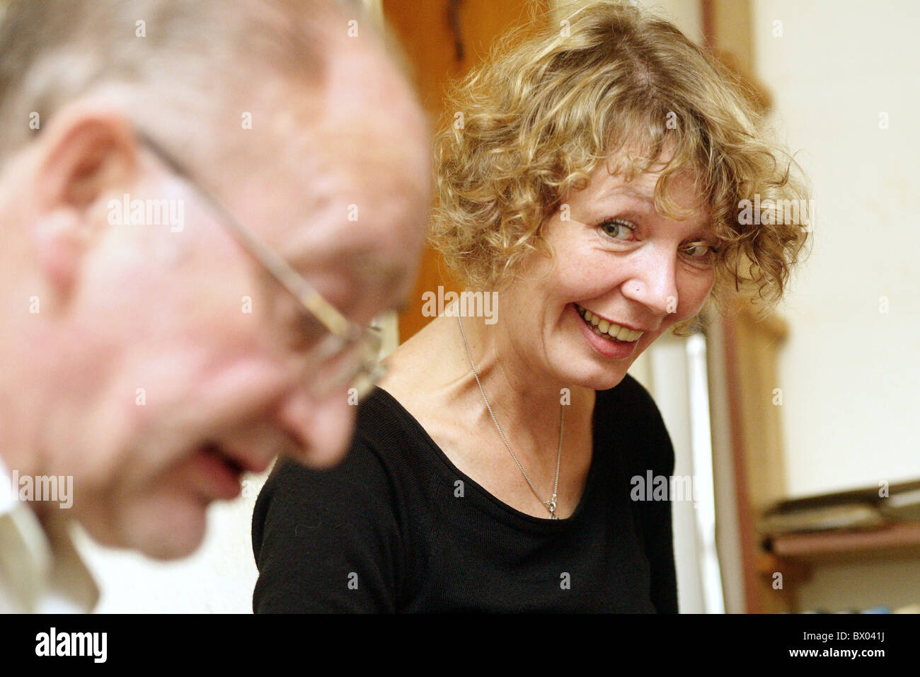 Patientenversorgung in der Nachbarschaft Zentrum Schoeneberg, Berlin, Deutschland Stockfoto