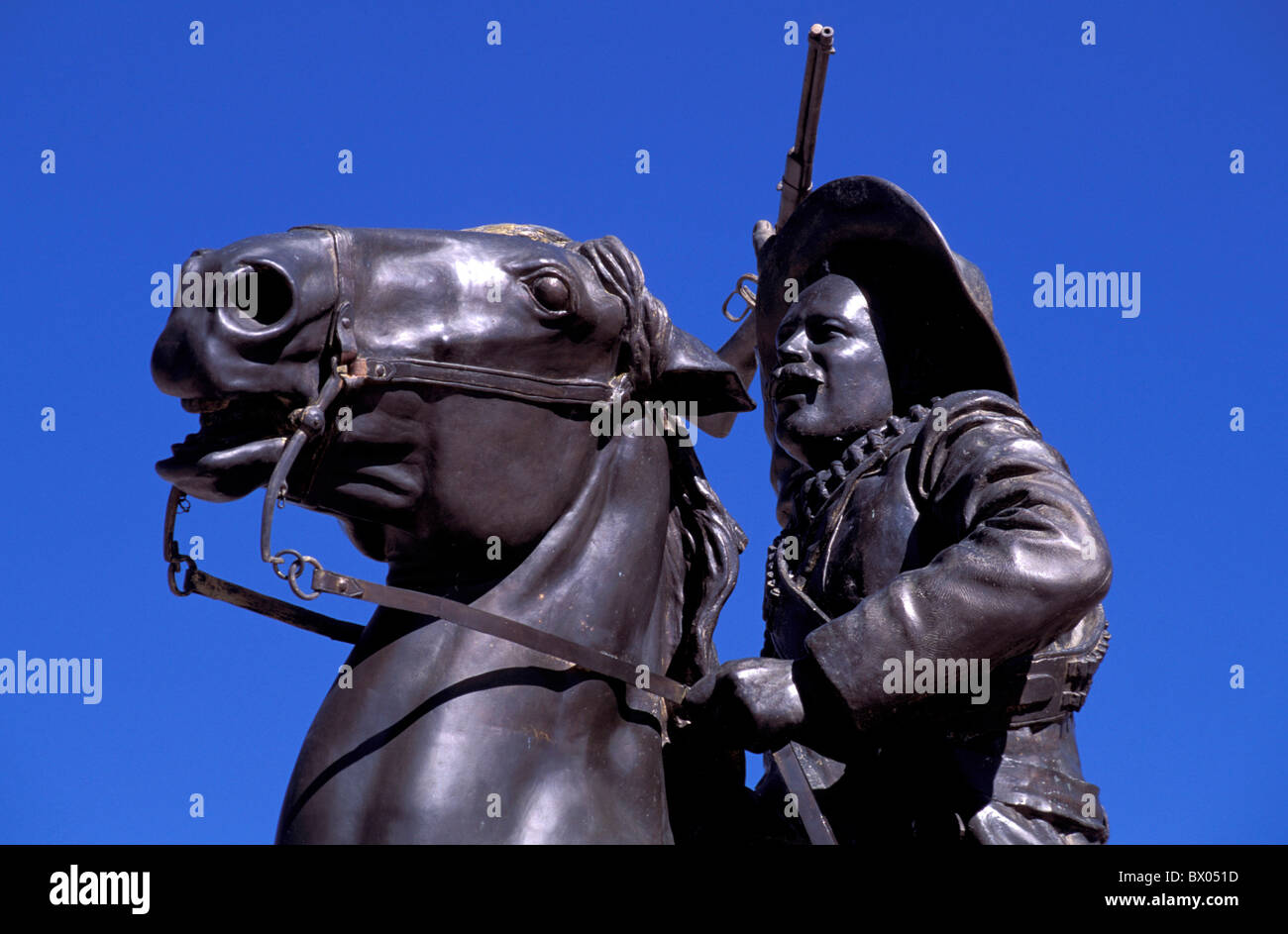 Estado de Zacatecas Francisco Pancho Villa La Bufa Mexiko Mittelamerika Amerika Denkmal Reiter Skulptur Stockfoto