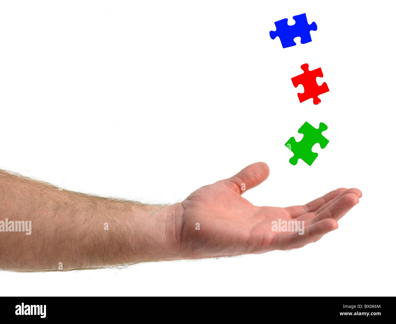 Puzzleteile Stockfoto