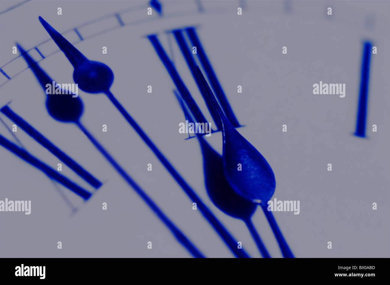 5 12 Detail Hektik Stress Symbol Uhr Uhren Uhren Uhren Zeiger Zeit Zeitdruck zu entfremden Stockfoto