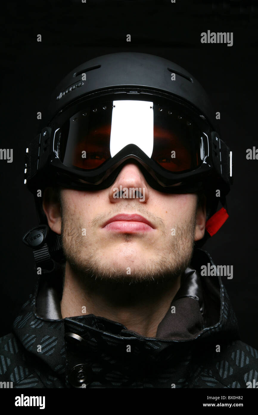 Herren-Ski Stockfoto