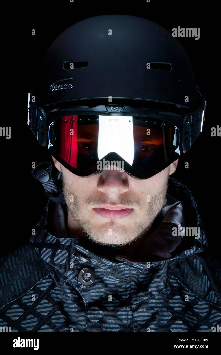 Herren-Ski Stockfoto