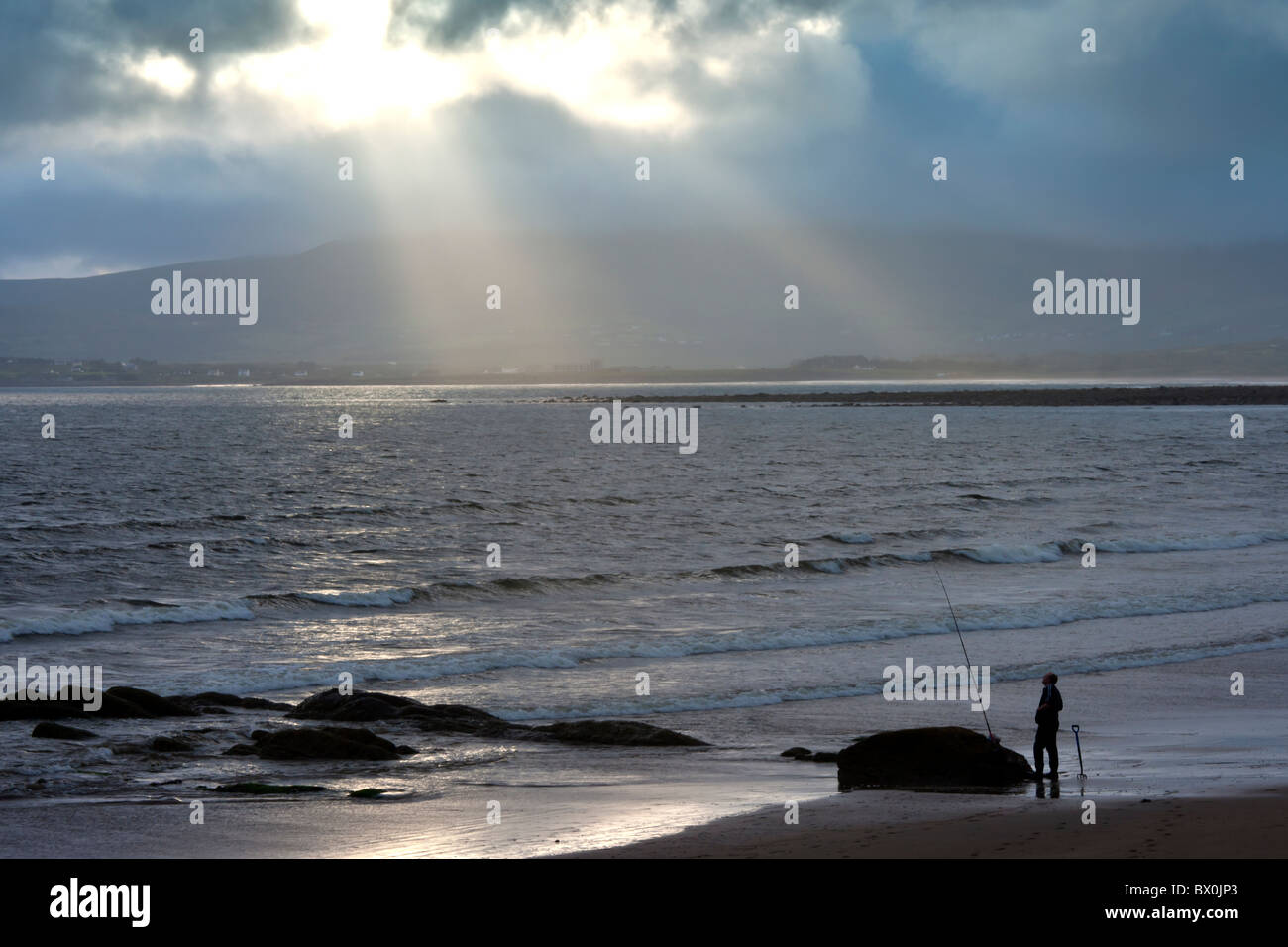 Strandszene, Waterville County Kerry Irland Stockfoto