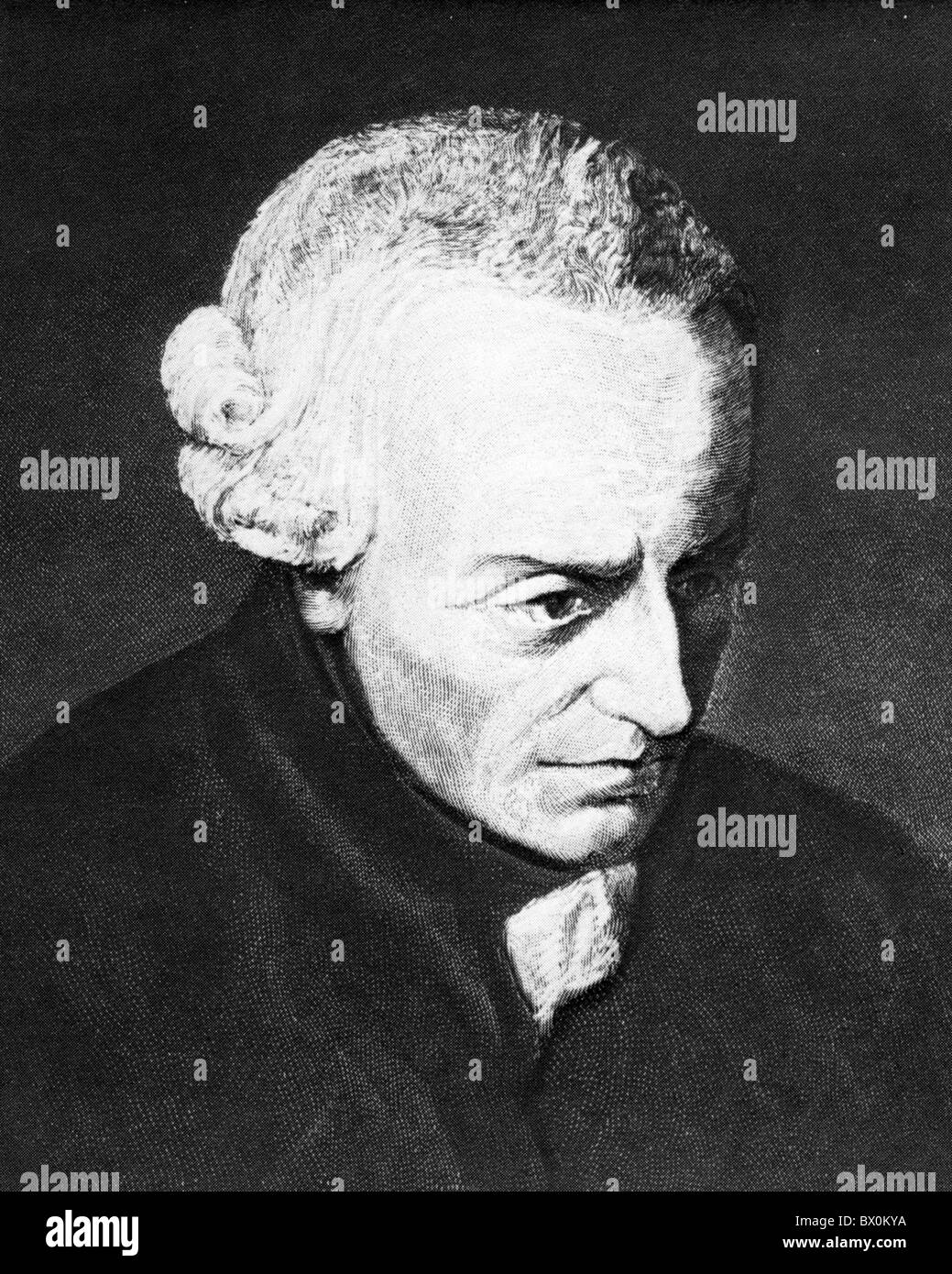 Deutsche Philosoph IMMANUEL KANT (1724-1804) Stockfoto