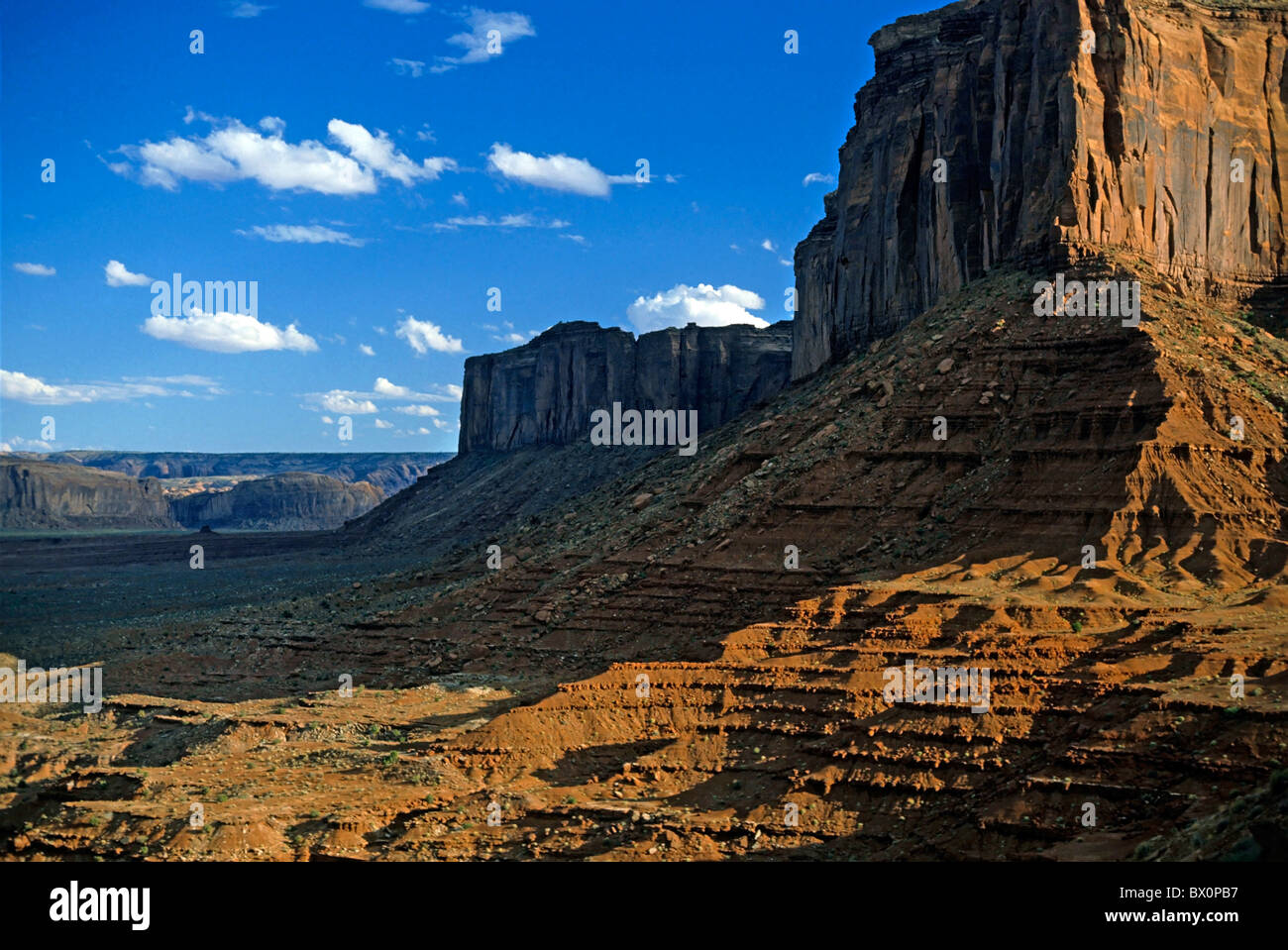 Blick auf Monument Valley, Arizona, USA. Stockfoto