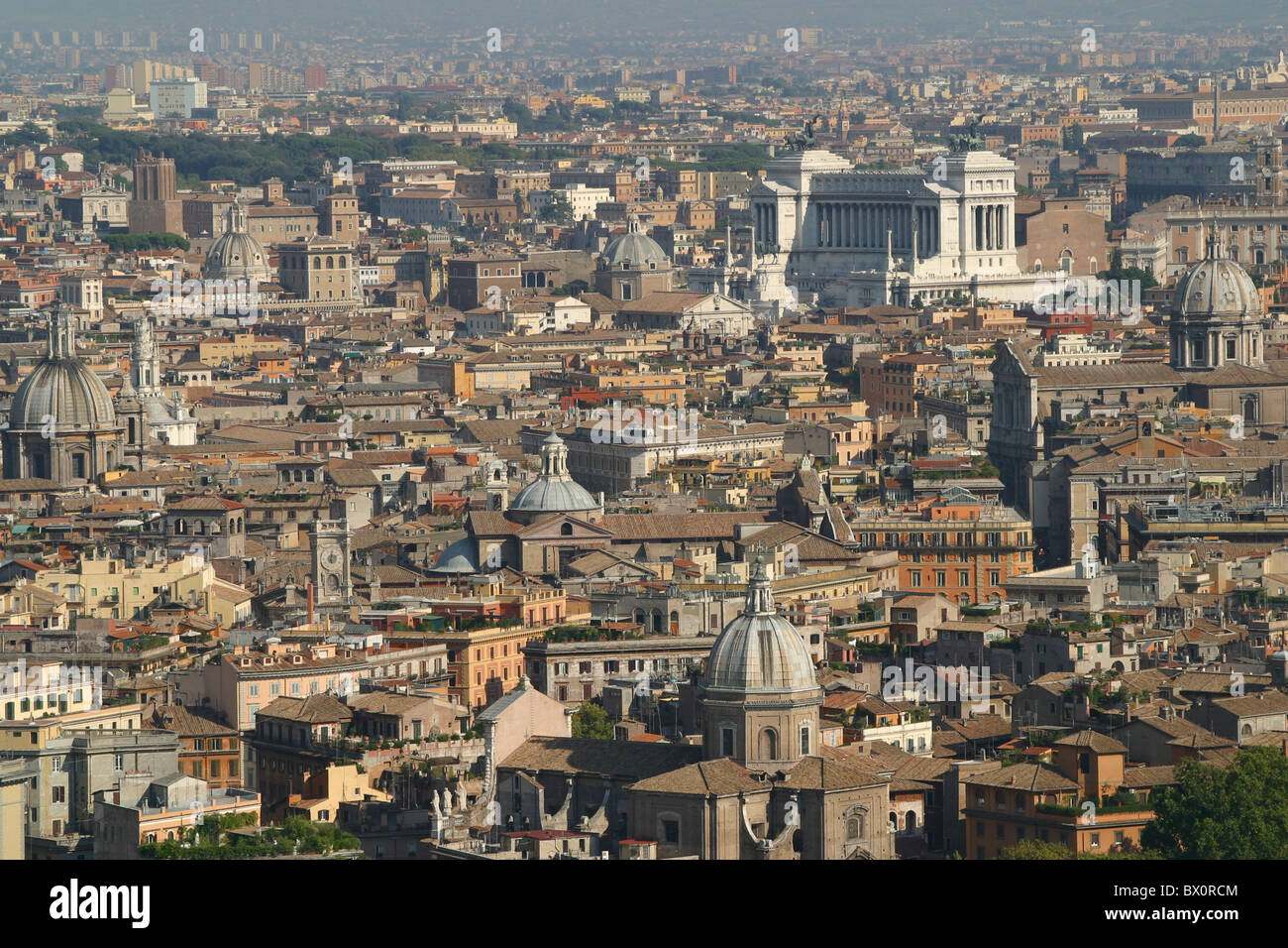 Blick über das Zentrum von Rom, Rom, Italien Stockfoto