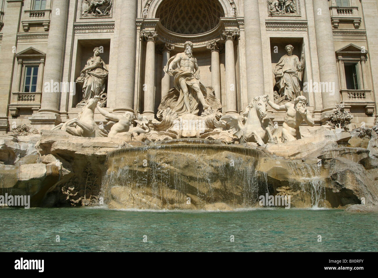 Fontana di Trevi in Rom, Rom, Italien Stockfoto