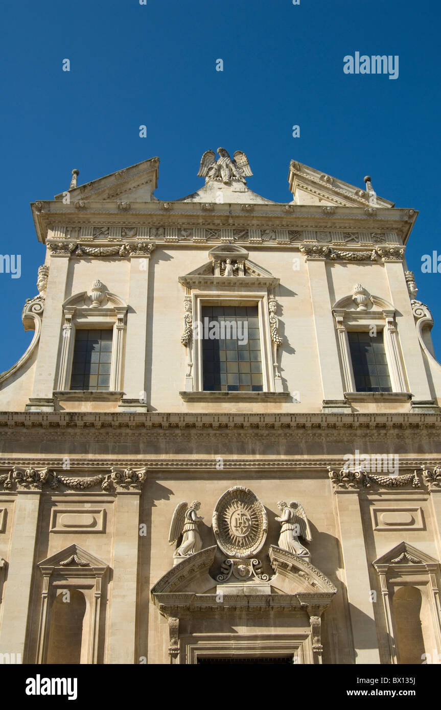 Barocke Architektur in Lecce-Apulien-Italien Stockfoto