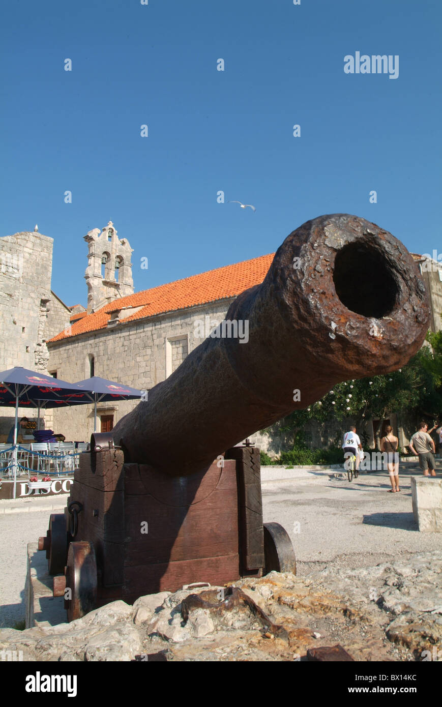 Korcula Svih Svetih Kanone alte historische Kirche Kroatien Europa Insel Isle dalmatinischen Adria Stockfoto
