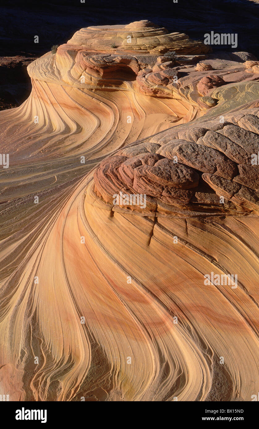 Arizona Rock Cliff Wüste Eddy Erosion hohen Navaho Sandstein Northern Coyote Buttes Paria Canyon Vermillio Stockfoto