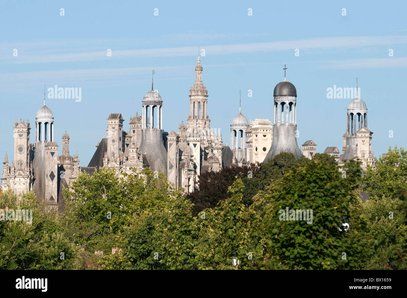 Chambord (41): das Schloss (Burg) Stockfoto