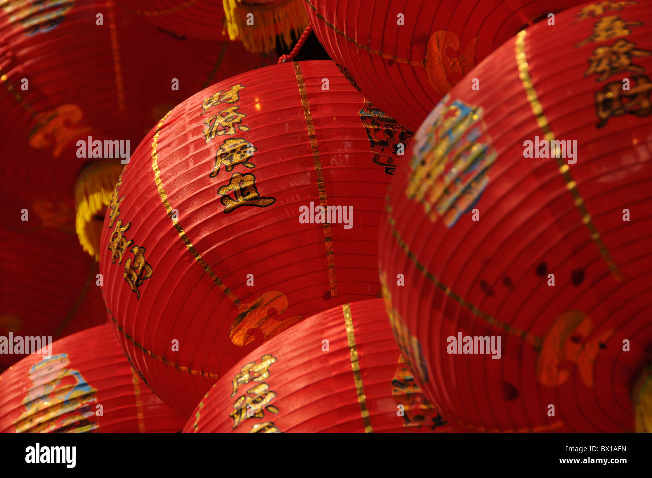 Rote Chinesische Lampions Stockfotos und bilder Kaufen Alamy