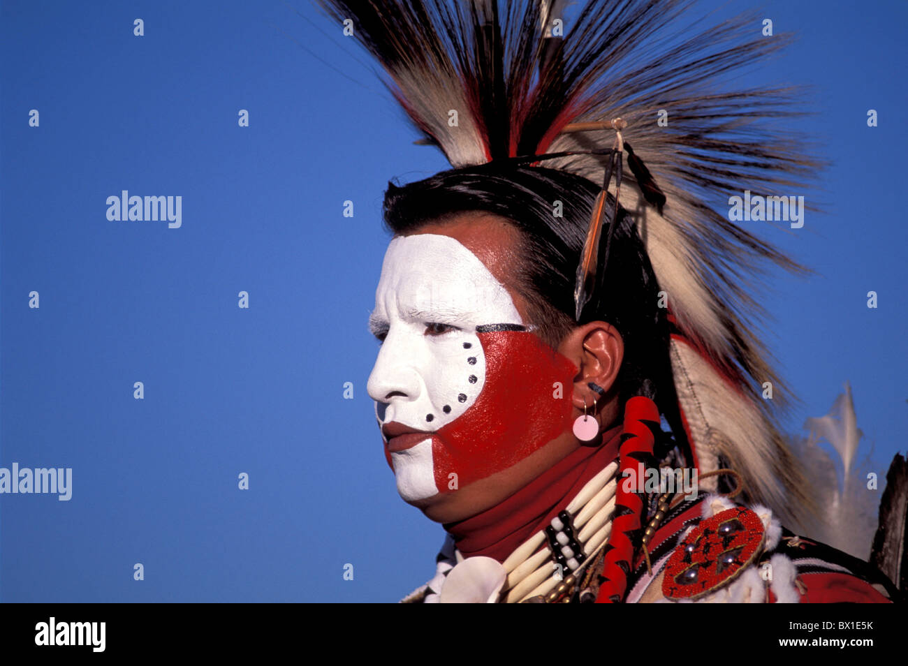 Blackfeet Indian Reservation Browning Montana nordamerikanische indische Tage Pow Wow Tänzerin USA Amerika Vereinigte St Stockfoto