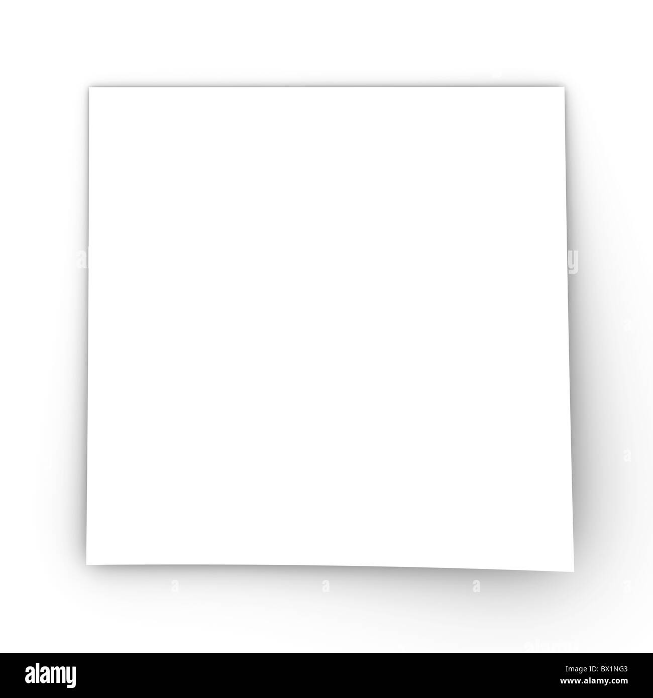 Leere Notiz Stockfoto