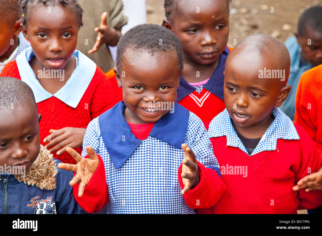 Maji Mazuri Kinder Vorschul's Zentrum, Nairobi, Kenia Stockfoto